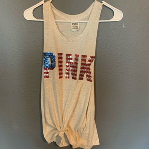 American Flag PINK top